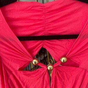 One of its kind! Alice by Temperley stunning coral long dress US 0-2 NEW